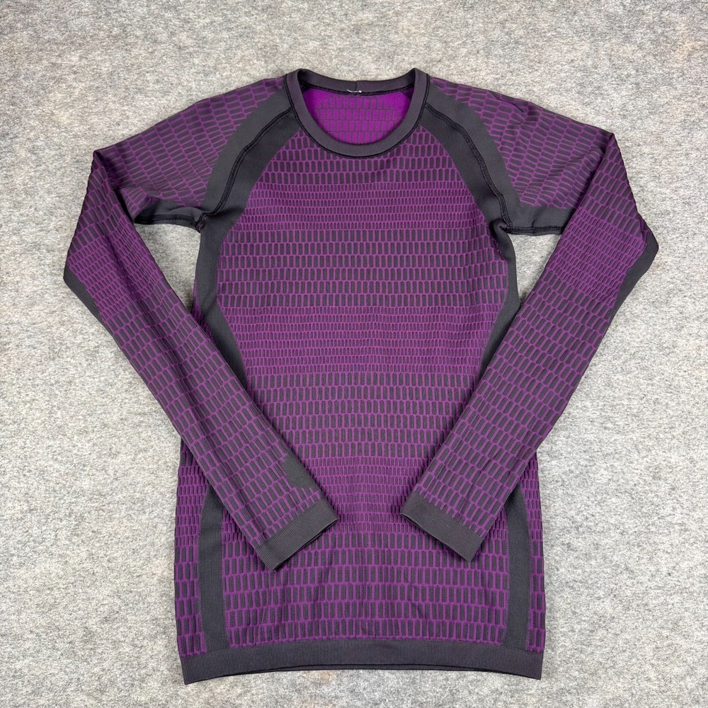 Lululemon About That Base Long Sleeve Shirt‎ Purple Womens 6